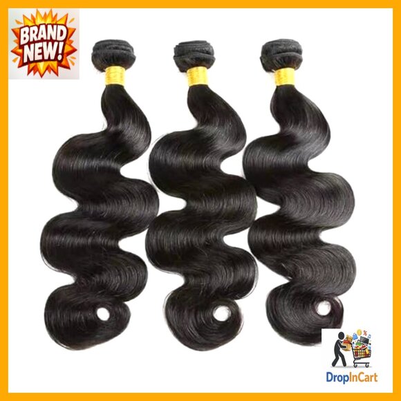 Body Wave Human Hair Extensions 14 Inch Unprocessed Virgin Brazilian Bundles main image 5